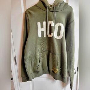 HOLLISTER olive green pullover hoodie men’s size - XL